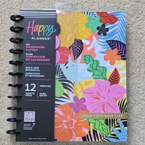 Happy Planner Vibrant Botanical Dashboard Layout 11" H